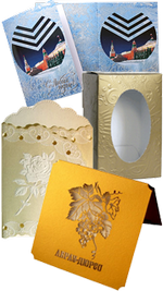 Тиснение конгревное блинтовое, вырубка, биговка за 1 удар